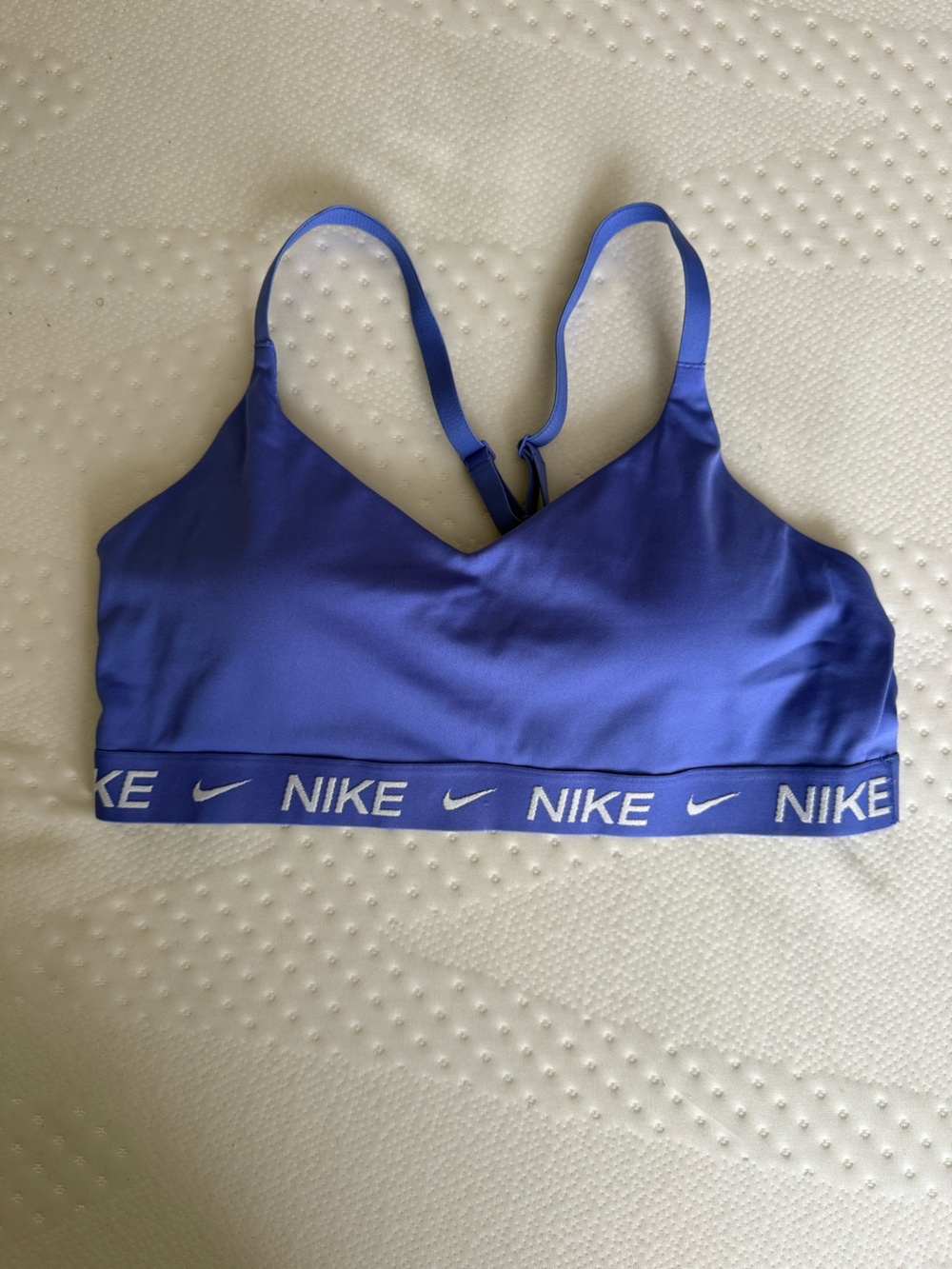 Nike Women's Royal Blue Logo Sports Bralette